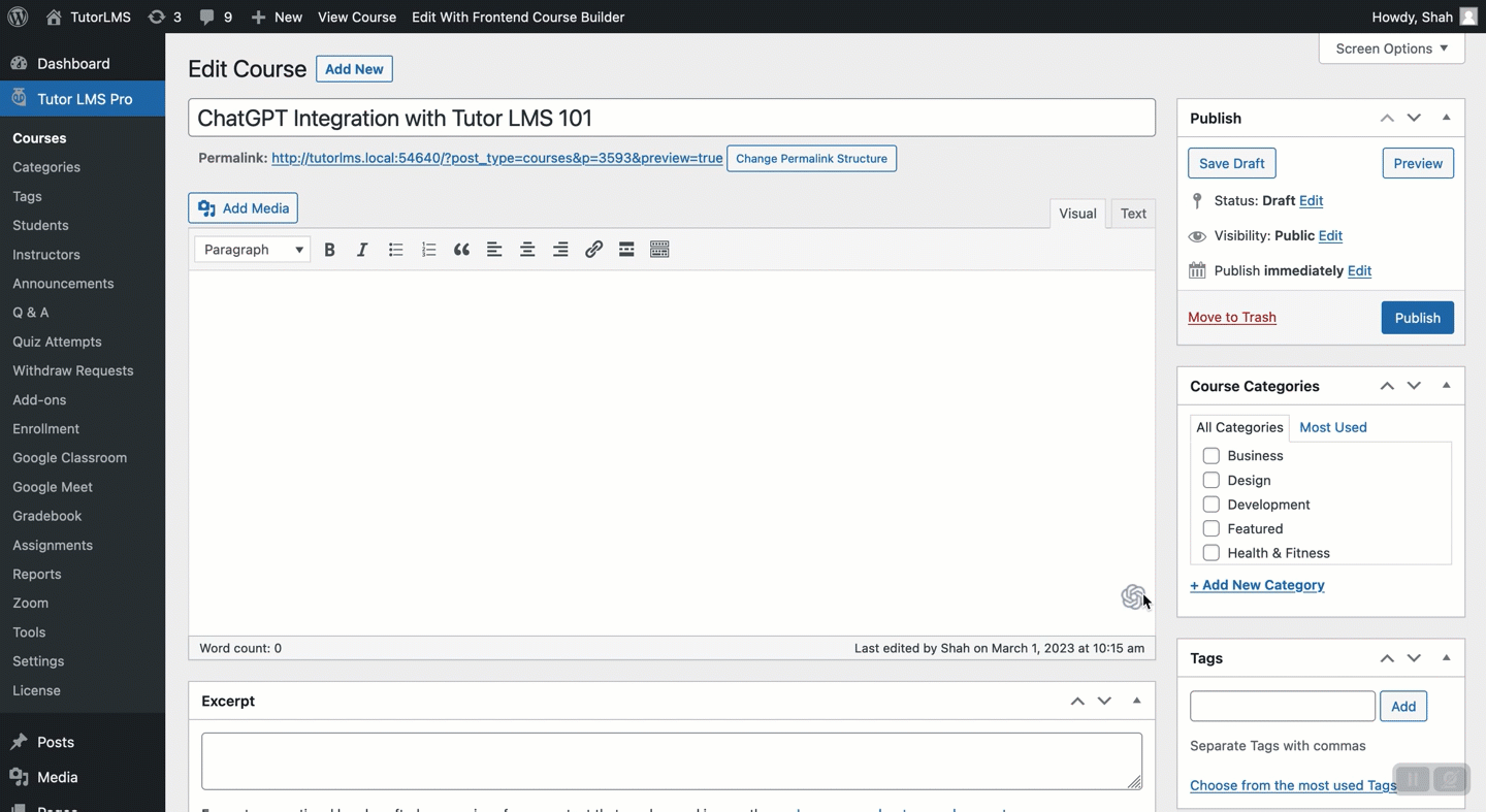tutor-lms-integration-chatgpt Tutor LMS- ChatGPT bubble